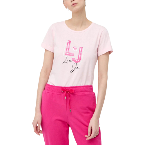Abbigliamento Donna T-shirt & Polo Liu Jo TA3275 J5923 Rosa