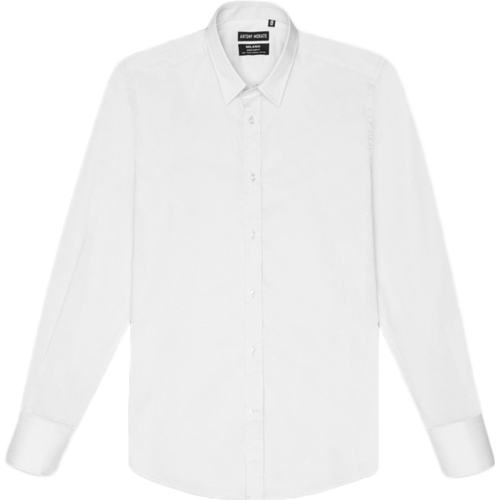 Abbigliamento Uomo Camicie maniche lunghe Antony Morato MMSL00694 FA450010 Bianco