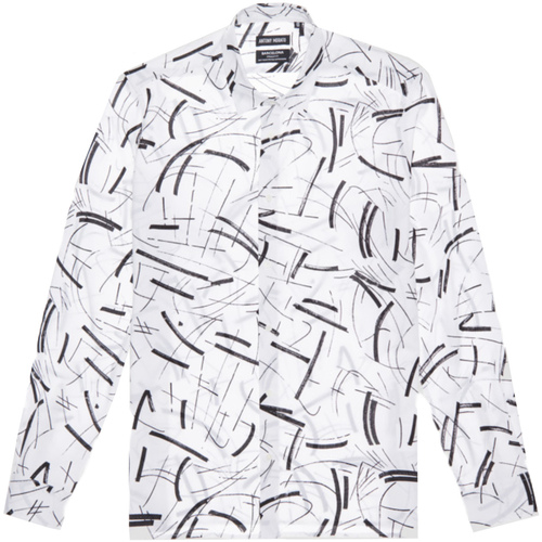 Abbigliamento Uomo Camicie maniche lunghe Antony Morato MMSL00614 FA430546 Bianco
