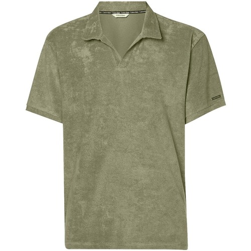 Abbigliamento Uomo T-shirt & Polo Calvin Klein Jeans KM0KM00842 Verde