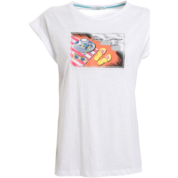 Abbigliamento Donna T-shirt & Polo Yes Zee T215 TL00 Bianco