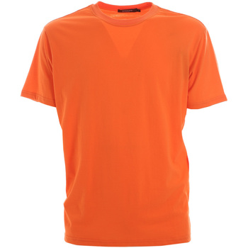 Abbigliamento Uomo T-shirt & Polo Borgoni Milano WW0066TS Arancio
