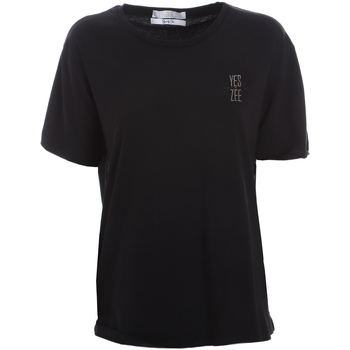 Abbigliamento Donna T-shirt & Polo Yes Zee T201 S700 Nero