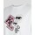 Abbigliamento Donna T-shirt & Polo Karl Lagerfeld 240W1727 OVERSIZED IKONIK VARSITY TEE Bianco