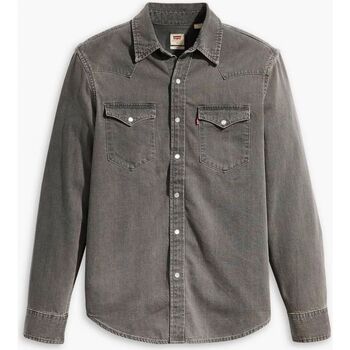 Abbigliamento Uomo Camicie maniche lunghe Levi's 85745 0148 - CLASSIC WESTERN-CALYPSO Grigio