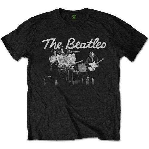Abbigliamento T-shirts a maniche lunghe The Beatles 1968 Live Photo Nero