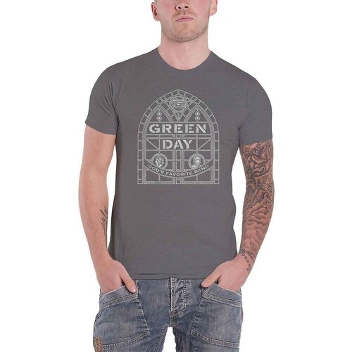 Abbigliamento T-shirts a maniche lunghe Green Day RO433 Grigio