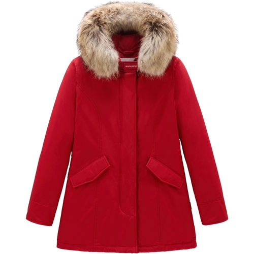 Abbigliamento Donna Piumini Woolrich ARCTIC-PARKA-RACCOON-RED Rosso
