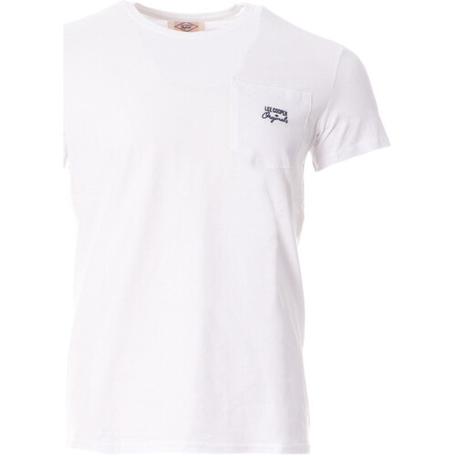 Abbigliamento Uomo T-shirt maniche corte Lee Cooper LEE-011129 Bianco