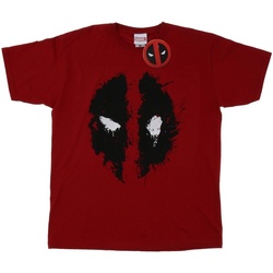 Abbigliamento Uomo T-shirts a maniche lunghe Deadpool BI1007 Rosso