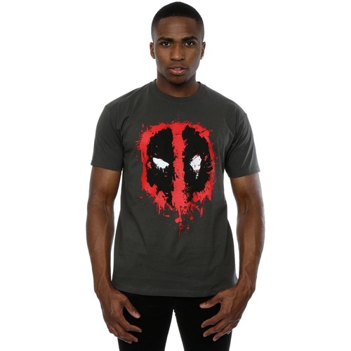 Abbigliamento Uomo T-shirts a maniche lunghe Deadpool BI1007 Grigio