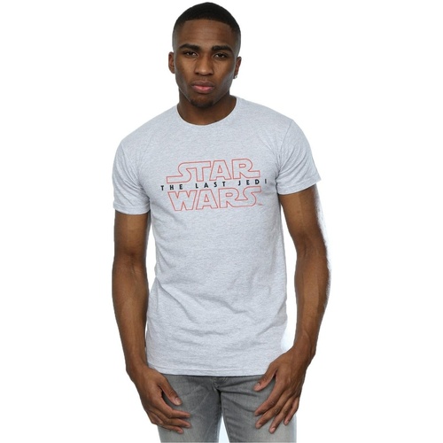 Abbigliamento Uomo T-shirts a maniche lunghe Star Wars: The Last Jedi BI1036 Grigio