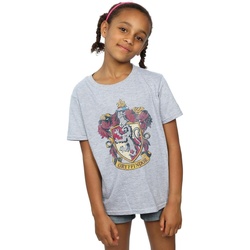 Abbigliamento Bambina T-shirts a maniche lunghe Harry Potter BI1073 Grigio