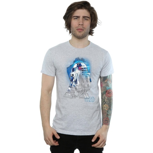 Abbigliamento Uomo T-shirts a maniche lunghe Star Wars: The Last Jedi BI1110 Grigio