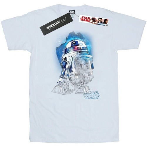 Abbigliamento Uomo T-shirts a maniche lunghe Star Wars: The Last Jedi BI1110 Bianco