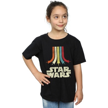 Abbigliamento Bambina T-shirts a maniche lunghe Disney BI1136 Nero