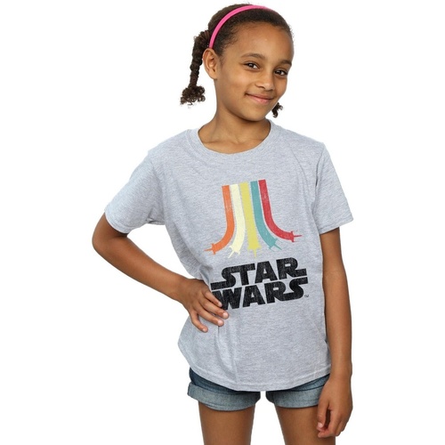 Abbigliamento Bambina T-shirts a maniche lunghe Disney BI1136 Grigio