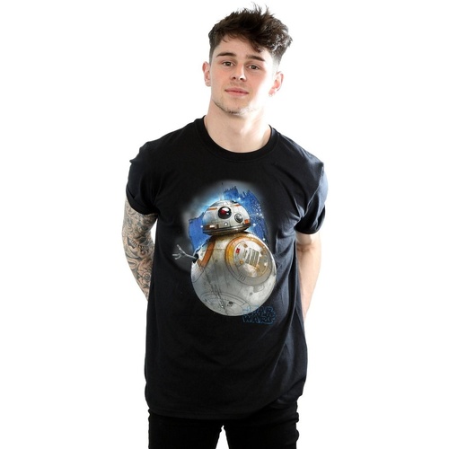 Abbigliamento Uomo T-shirts a maniche lunghe Star Wars: The Last Jedi BI1183 Nero
