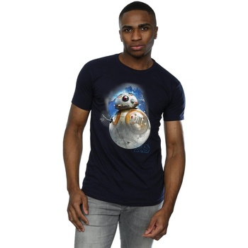 Abbigliamento Uomo T-shirts a maniche lunghe Star Wars: The Last Jedi BI1183 Blu