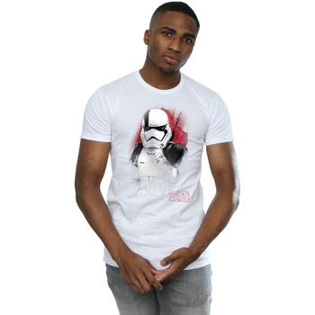 Abbigliamento Uomo T-shirts a maniche lunghe Star Wars: The Last Jedi BI1196 Bianco