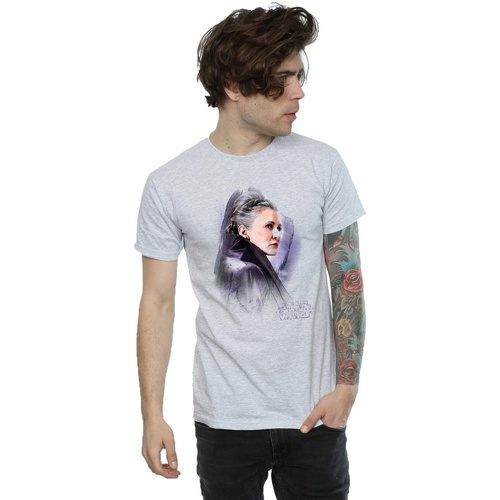 Abbigliamento Uomo T-shirts a maniche lunghe Star Wars: The Last Jedi BI1222 Grigio