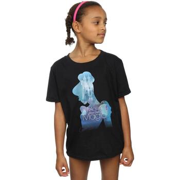 Abbigliamento Bambina T-shirts a maniche lunghe Cinderella Make Your Own Magic Nero