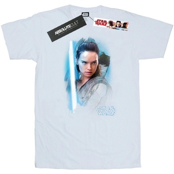 Abbigliamento Uomo T-shirts a maniche lunghe Star Wars: The Last Jedi BI1271 Bianco