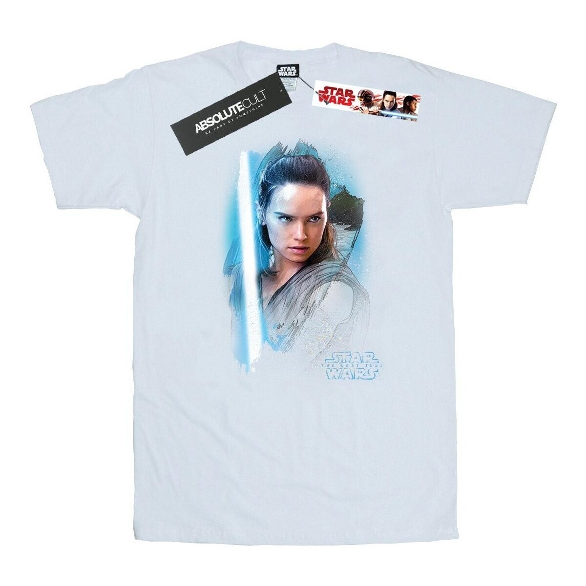 Abbigliamento Uomo T-shirts a maniche lunghe Star Wars: The Last Jedi BI1271 Bianco