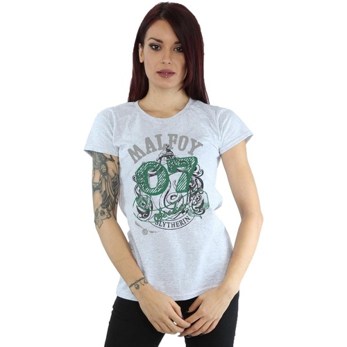 Abbigliamento Donna T-shirts a maniche lunghe Harry Potter Malfoy Grigio