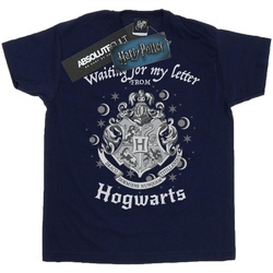 Abbigliamento Bambina T-shirts a maniche lunghe Harry Potter Waiting For My Letter Blu