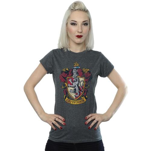 Abbigliamento Donna T-shirts a maniche lunghe Harry Potter BI1382 Grigio