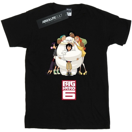 Abbigliamento Bambina T-shirts a maniche lunghe Big Hero 6 BI1462 Nero
