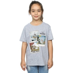 Abbigliamento Bambina T-shirts a maniche lunghe Disney BI1561 Grigio