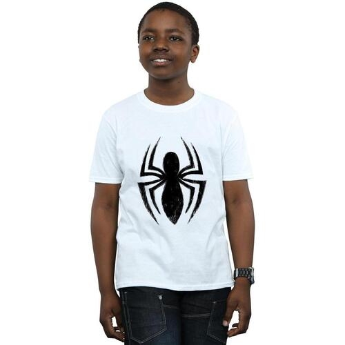Abbigliamento Bambino T-shirt maniche corte Marvel Ultimate Bianco