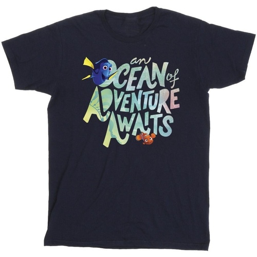 Abbigliamento Bambina T-shirts a maniche lunghe Finding Dory Ocean Adventure Blu