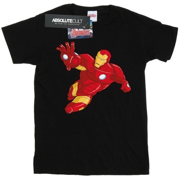 Abbigliamento Donna T-shirts a maniche lunghe Iron Man BI367 Nero