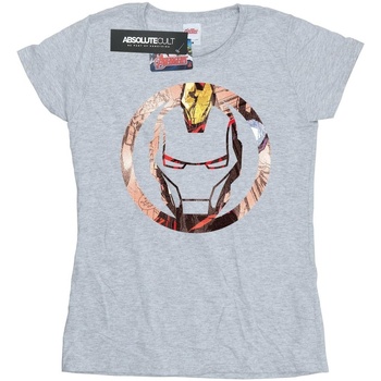 Abbigliamento Donna T-shirts a maniche lunghe Iron Man BI411 Grigio