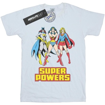 Abbigliamento Uomo T-shirts a maniche lunghe Dc Super Hero Girls Super Power Bianco