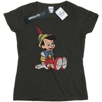 Abbigliamento Donna T-shirts a maniche lunghe Pinocchio  Grigio