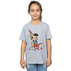 Abbigliamento Bambina T-shirts a maniche lunghe Pinocchio Classic Grigio