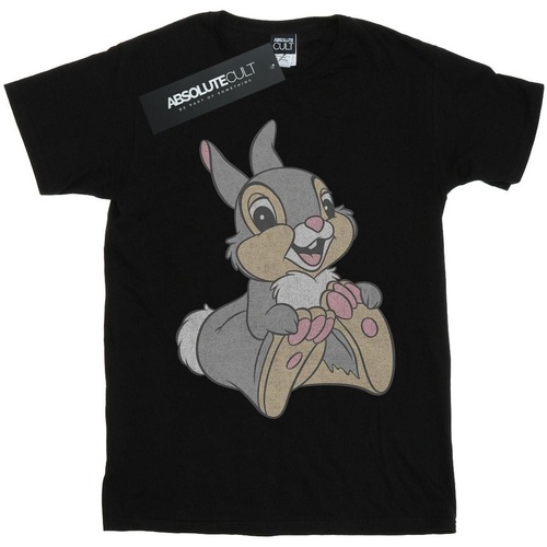 Abbigliamento Bambina T-shirts a maniche lunghe Bambi Classic Nero