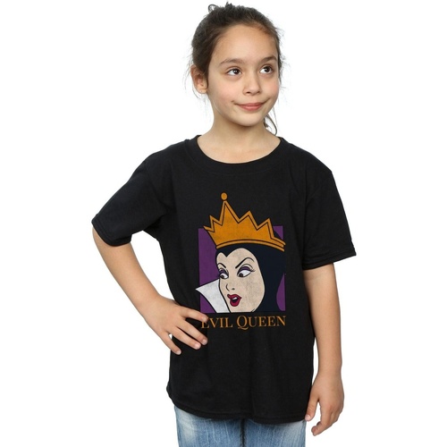 Abbigliamento Bambina T-shirts a maniche lunghe Snow White And The Seven Dwarfs BI810 Nero