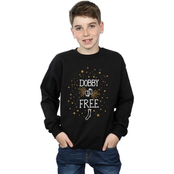 Abbigliamento Bambino Felpe Harry Potter Dobby Is Free Nero