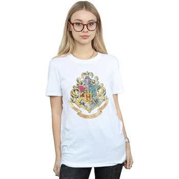 Abbigliamento Donna T-shirts a maniche lunghe Harry Potter BI948 Bianco