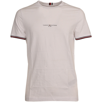 Abbigliamento Uomo T-shirt maniche corte Tommy Hilfiger mw0mw32584-ybr Bianco