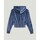 Abbigliamento Donna Felpe Hinnominate Felpa All Zip In Ciniglia HNW1033 Blu