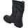 Scarpe Donna Stivaletti Malu Shoes Stivaletti donna platform boots combat in pelle nera punta gomm Nero