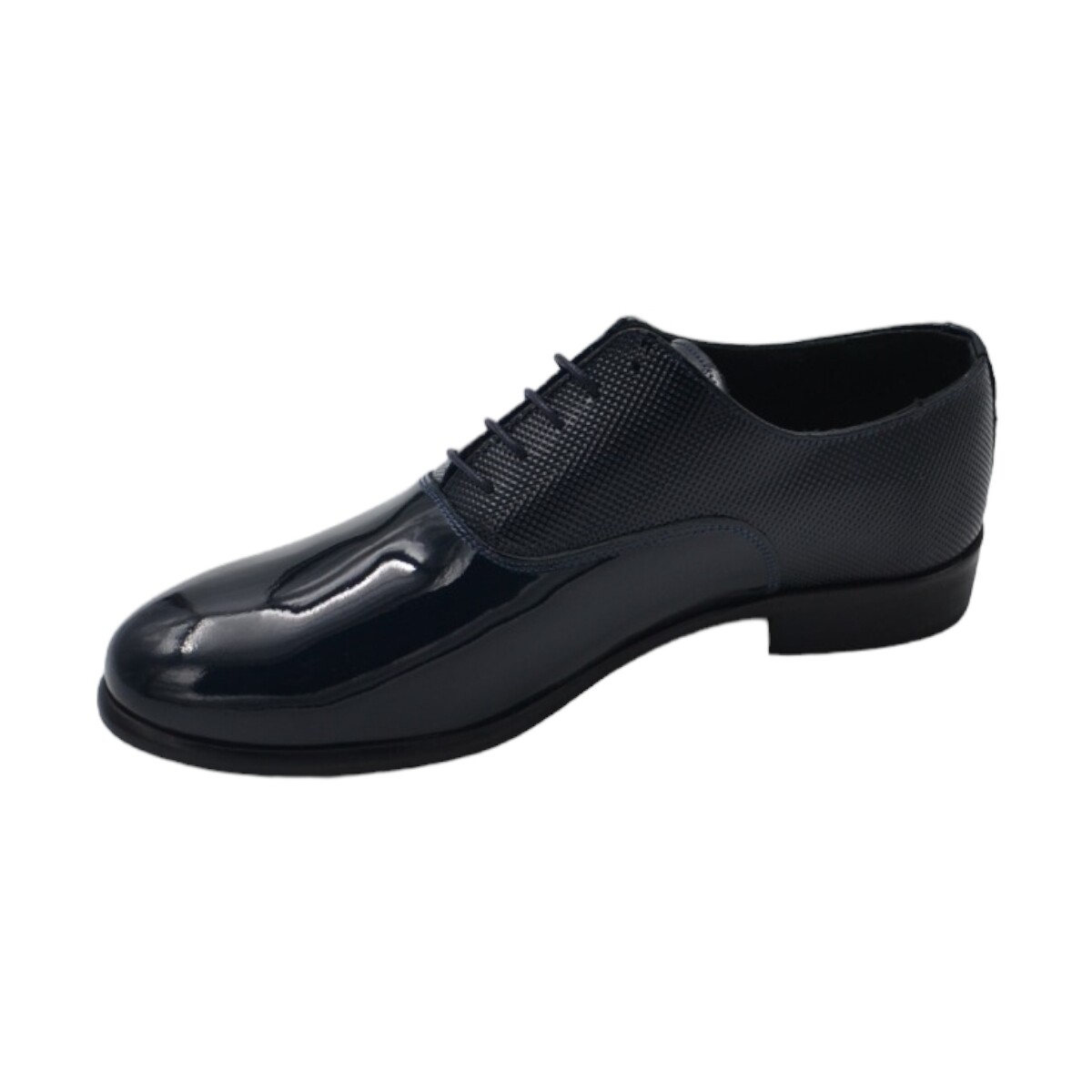 Scarpe Uomo Derby & Richelieu Malu Shoes Scarpe uomo classica stringata con fondo cuoio e antiscivolo ve Blu