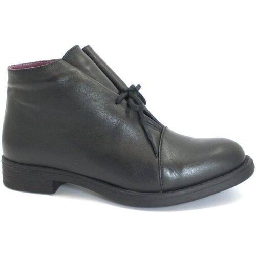 Scarpe Donna Richelieu Bueno Shoes BUE-RRR-WZ7312-BL Nero