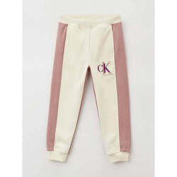 Abbigliamento Unisex bambino Pantaloni da tuta Calvin Klein Jeans  Bianco